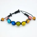 Adjustable Multi-Color Crystal Bracelet