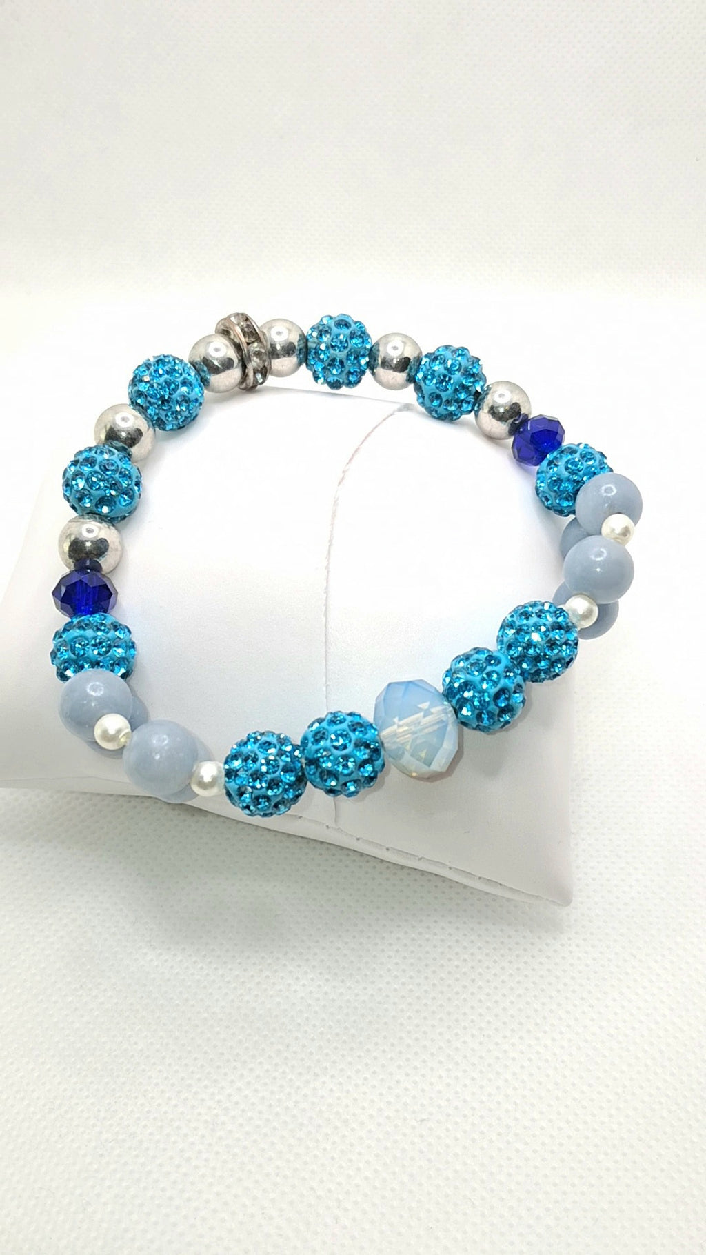 Baby Blue Crystal Angelite Bracelet
