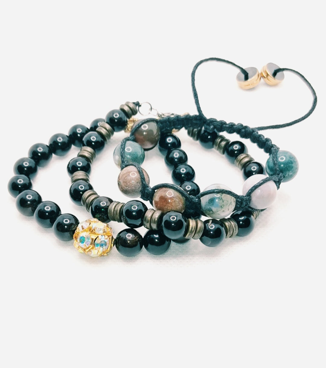Agate Bracelet Stack
