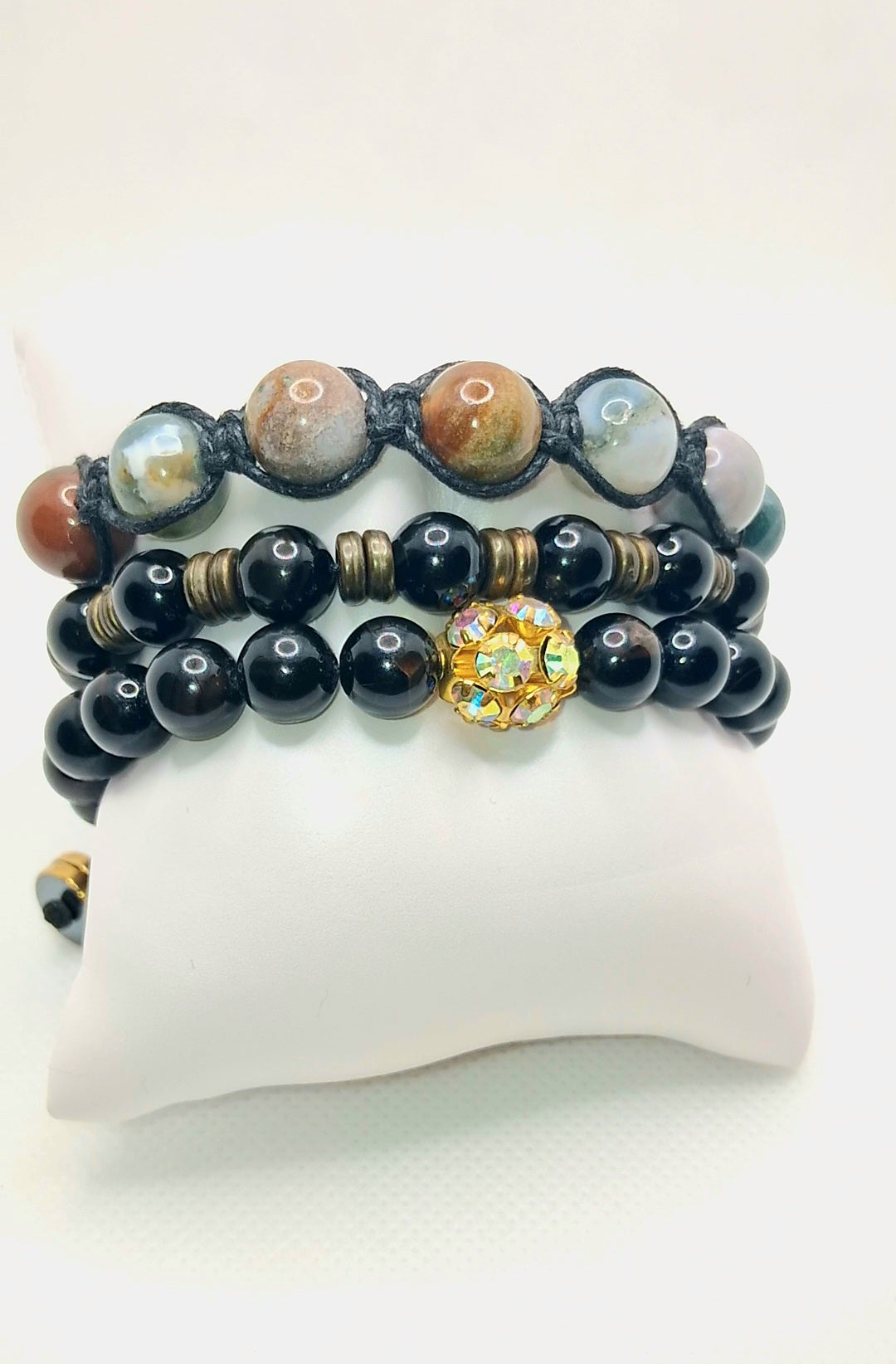 Agate Bracelet Stack