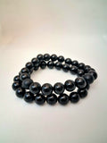 Black Obsidian Bead Streatch Bracelets